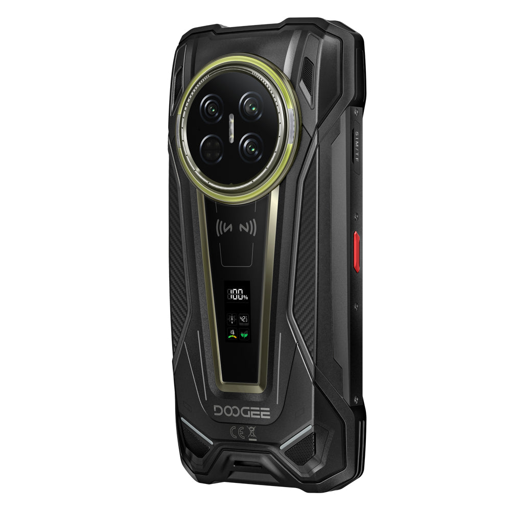 DOOGEE V MAX 2 Movil Irrompible 5G, 6.78"FHD/120Hz, 22000mAh/120W, 48GB(16+22)RAM, Anillo de Luz Para Acampar