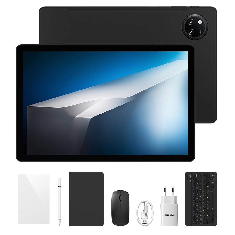 DOOGEE Tab A9+ Tableta Unisoc T7200 de 20 GB + 64 GB, 11 pulgadas, 8580 mAh, Android 15