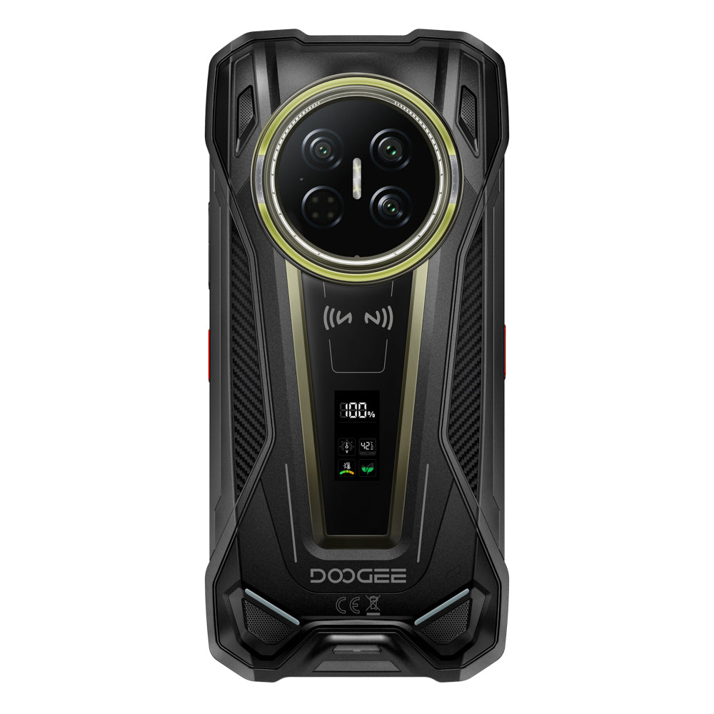 DOOGEE V MAX 2 Movil Irrompible 5G, 6.78"FHD/120Hz, 22000mAh/120W, 48GB(16+22)RAM, Anillo de Luz Para Acampar