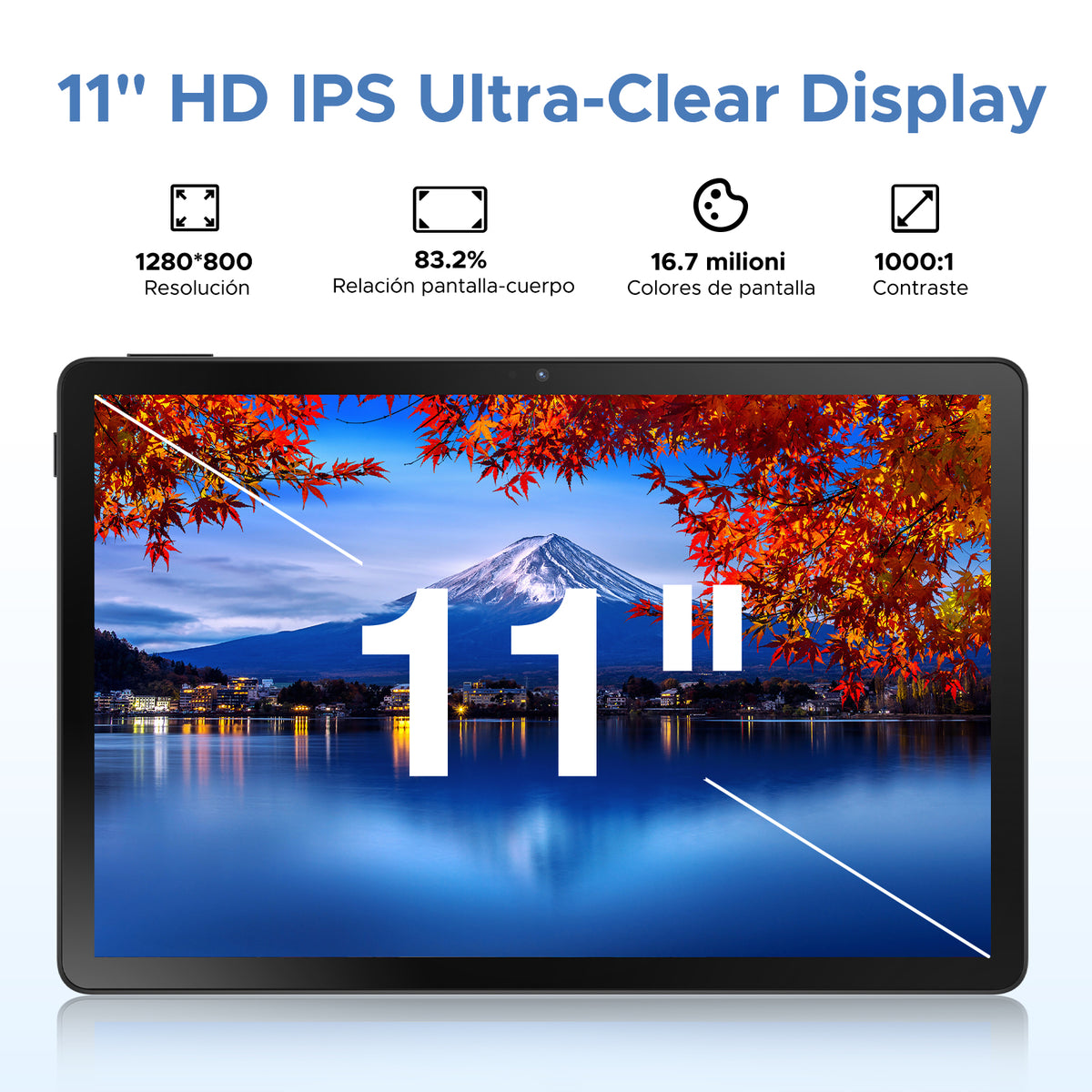 DOOGEE U11 Pro VIP Tableta con 30 GB de RAM y 256 GB de ROM, 5060 mAh, Android 15