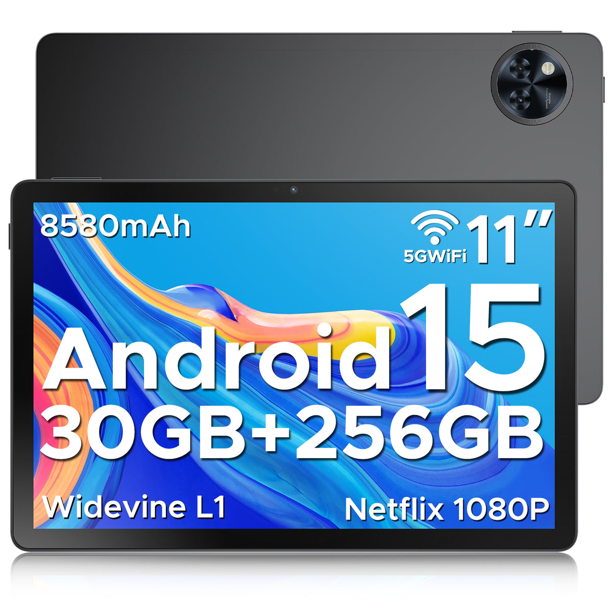 DOOGEE U11 Pro VIP Tableta con 30 GB de RAM y 256 GB de ROM, 5060 mAh, Android 15