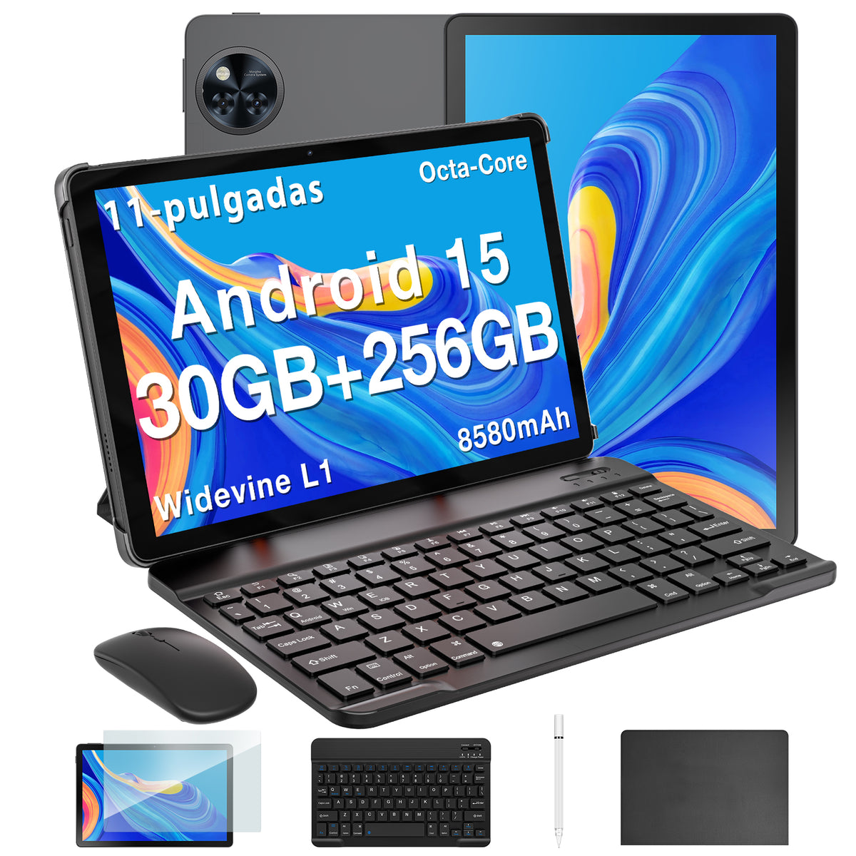 DOOGEE U11 Pro VIP Tableta con 30 GB de RAM y 256 GB de ROM, 5060 mAh, Android 15