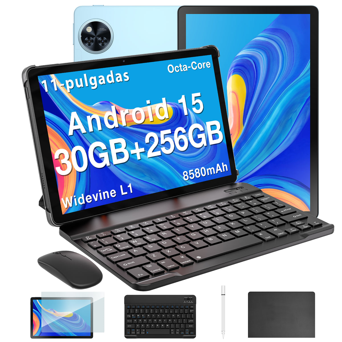 DOOGEE U11 Pro VIP Tableta con 30 GB de RAM y 256 GB de ROM, 5060 mAh, Android 15