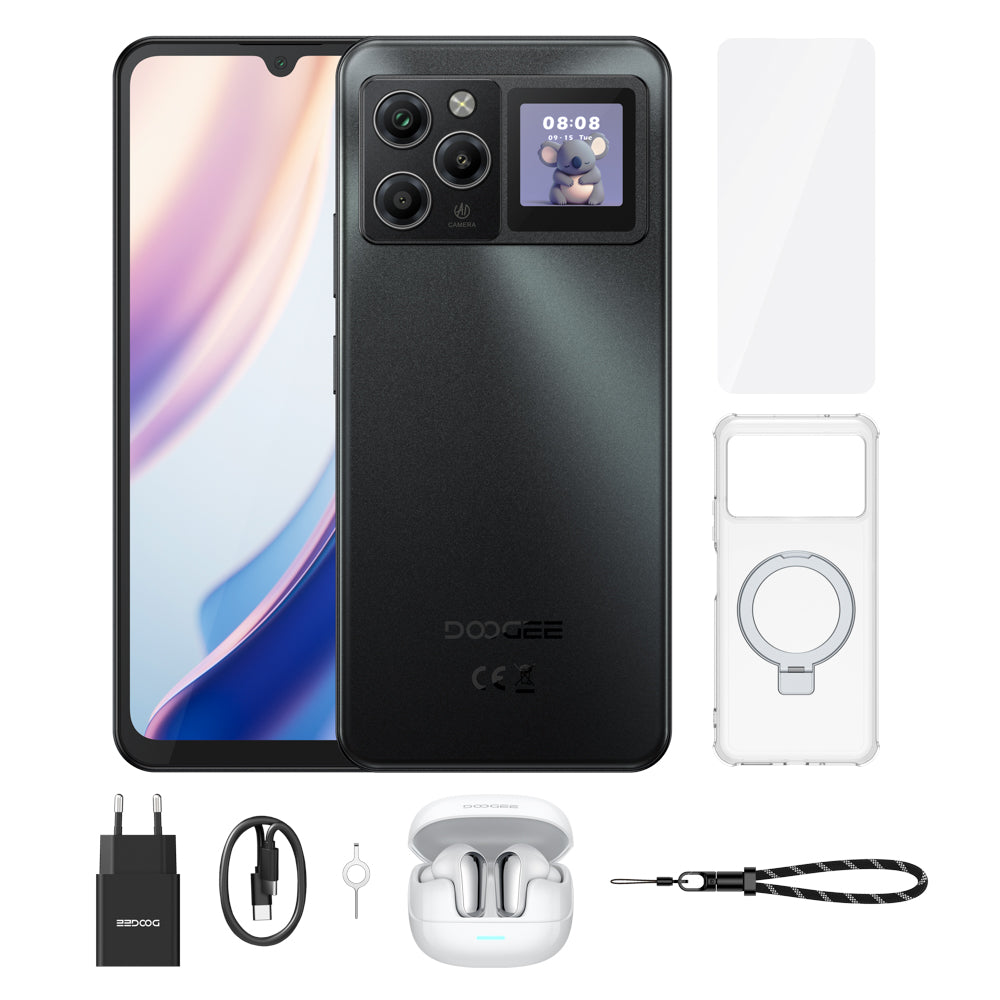 DOOGEE M30 Pro Pantalla trasera multifuncional IPS de 1,3 pulgadas Smartphone 6.88” FHD/120Hz, 8000mAh/33W Android 16, 64GB(8+56) RAM+256GB ROM Teléfono Móvil