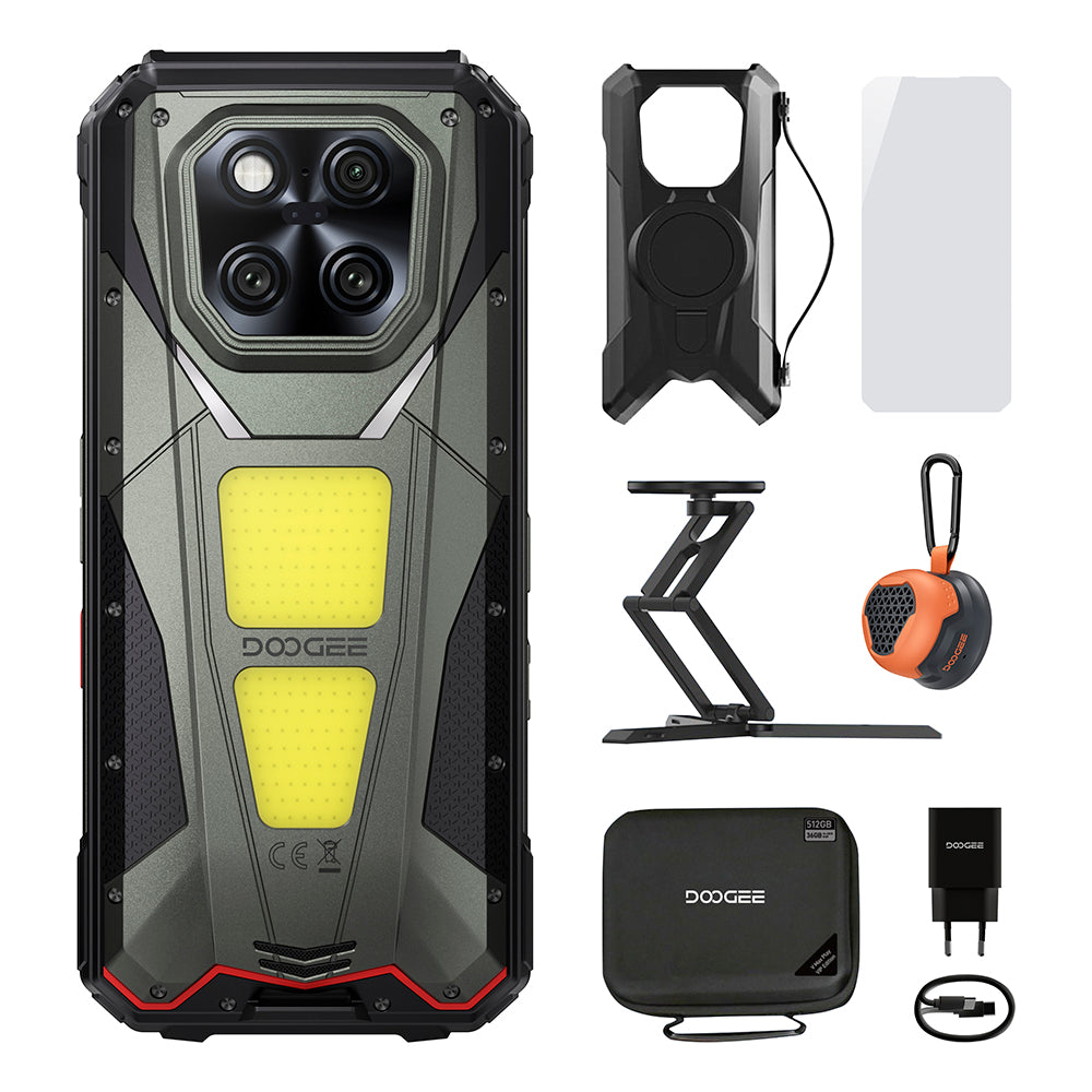 DOOGEE V Max Play Smartphone robusto 200 MP cámara con IA 5G con proyector